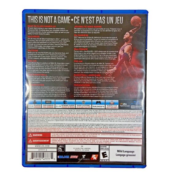 NBA 2K17 (Sony PlayStation 4, 2016) PS4 Paul George Cover - CIB - Tested - Picture 2 of 4